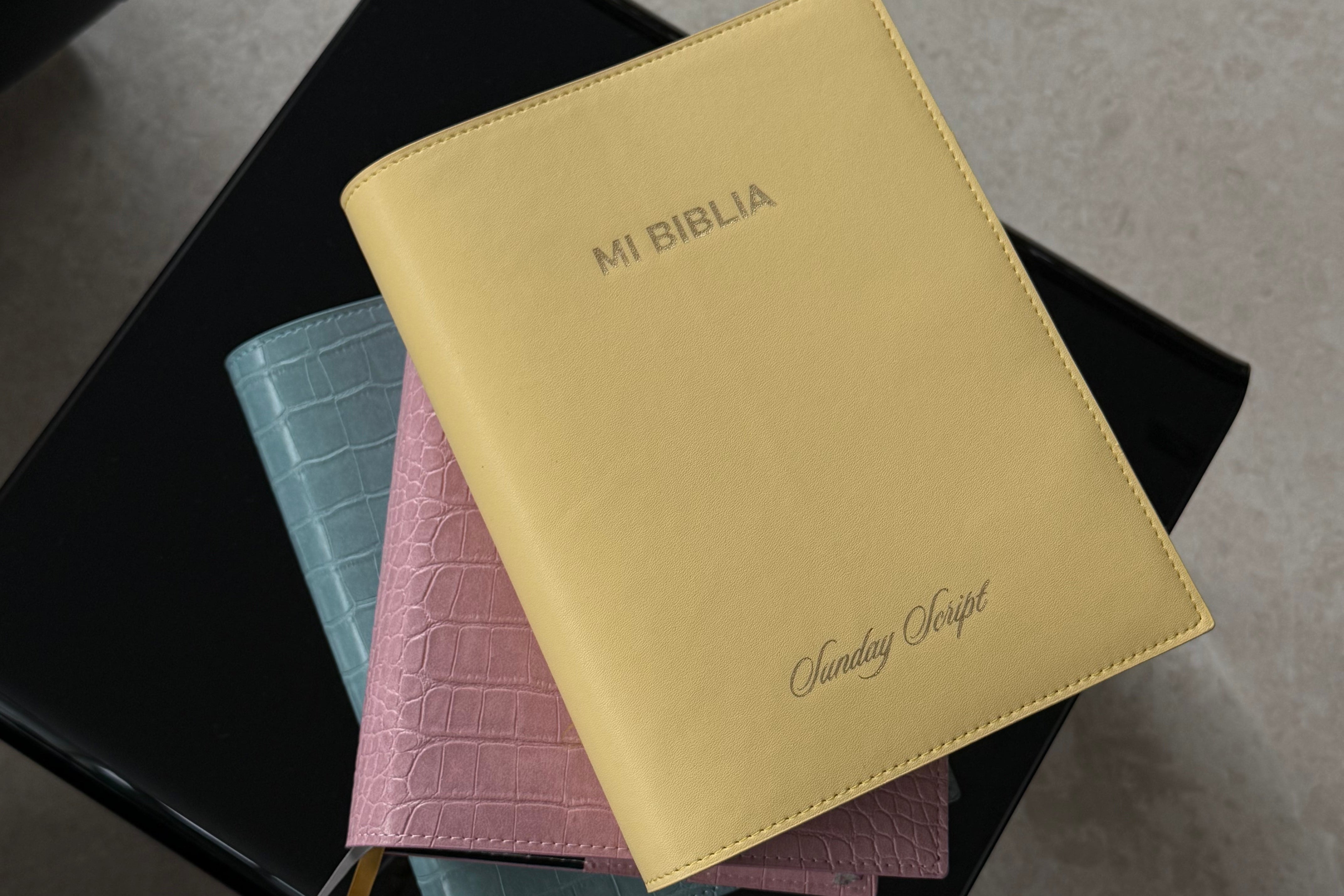 Bible Cover - Butter Yellow