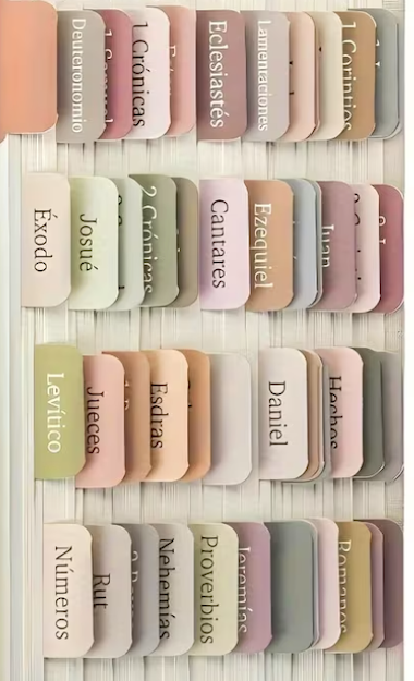 Bible Tabs – etiquetas para la Biblia