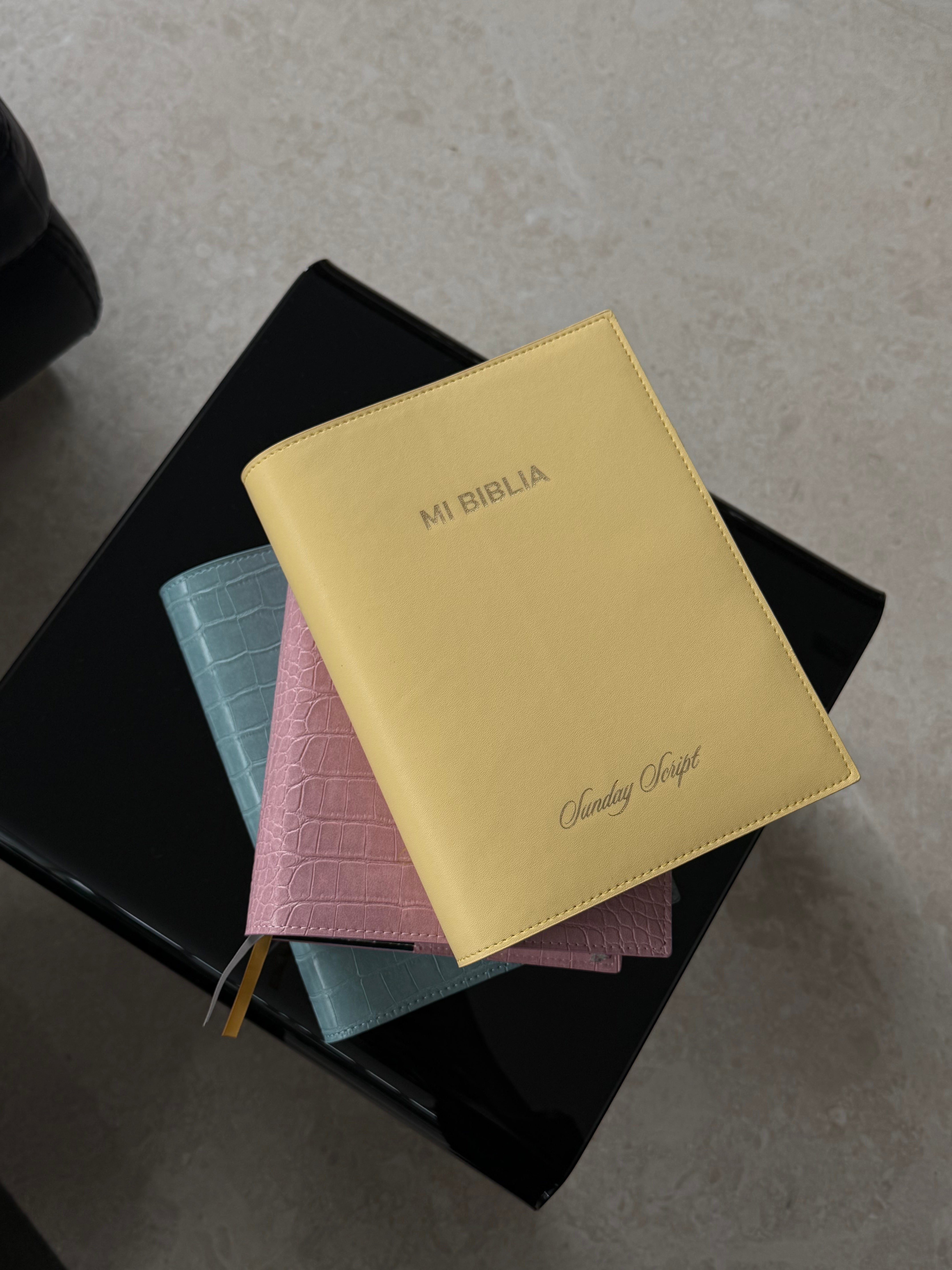 Bible Cover - Butter Yellow