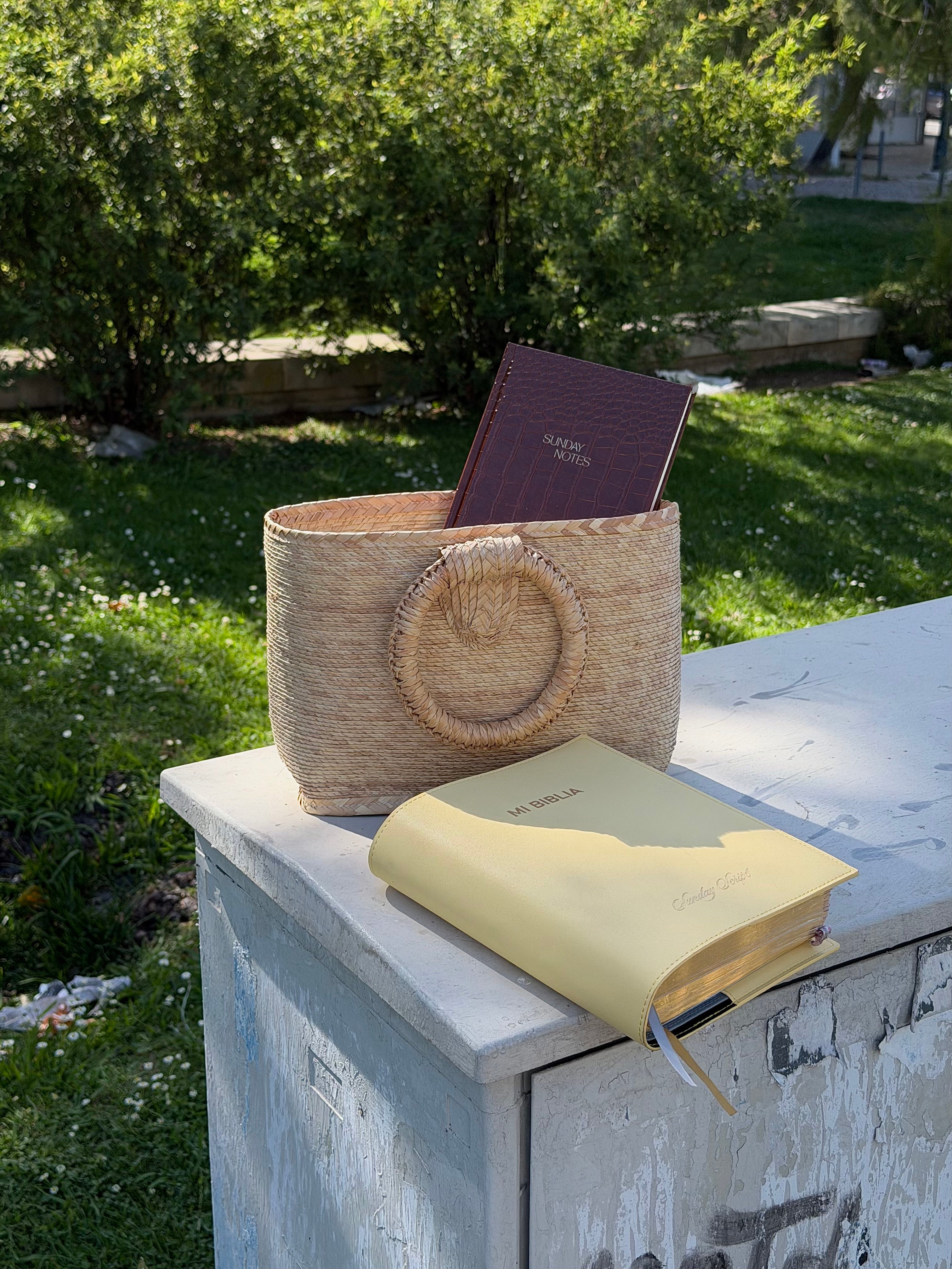 Bible Cover - Butter Yellow
