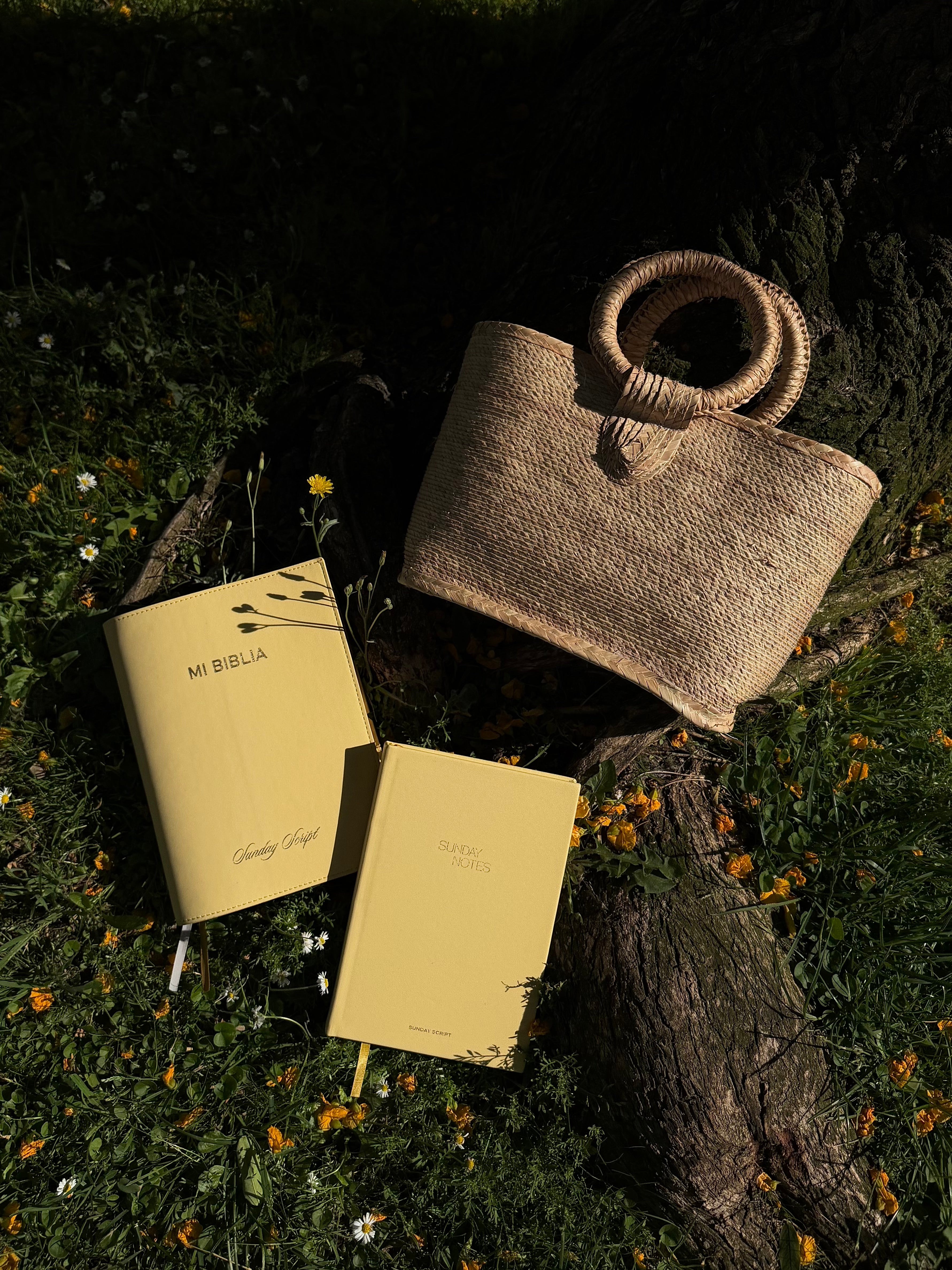 Bible Cover - Butter Yellow
